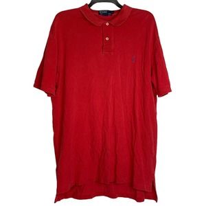 Polo Ralph Lauren Knit Golf‎ Shirt Size Large Red
